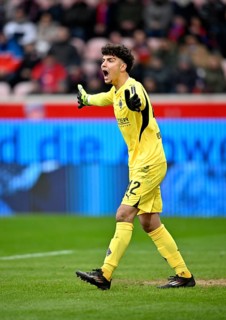 Goalkeeper Tiago Pereira Cardoso Borussia Mönchengladbach BMG (42) Gesture Gesture Voith-Arena,