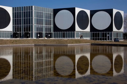Aix en Provence, Vasarely MuseumBuilt 1973-76 Entrance building and northern part of the building