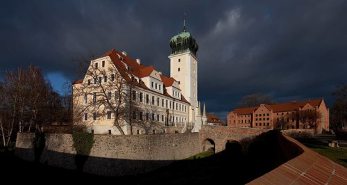 Delitzsch b Leipzig Castle 58865 Built 1690-96 View from south-west