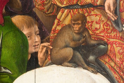 Passion altar from the Greveraden Chapel of the cathedral by Hans Memling, Bruges 1491, detail