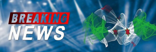 Burundi Breaking News, Smoke Flag Background
