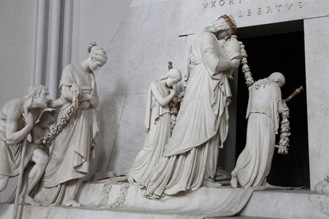 Marble funeral monument for Archduchess Marie Christine, Christinendenkmal, 1801-1805 by Antonio