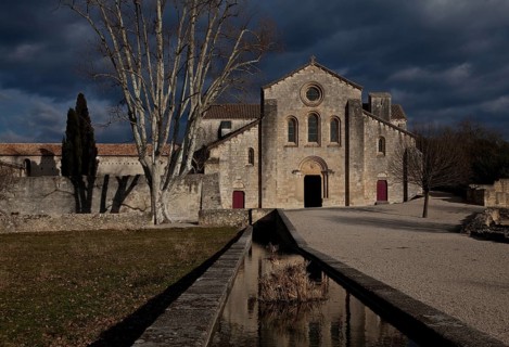 Cistercian monastery founded in 1144, church built 1175-1220, view from west, St., Sankt, Saint