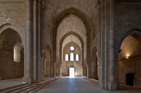 Cistercian monastery founded in 1144, church built 1175-1220, nave and aisles facing west, St.,