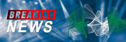 Nigeria Breaking News, Smoke Flag Background
