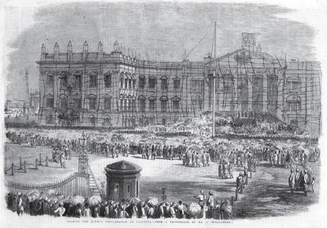 Reading Queen's Proclamation at Calcutta, West Bengal, India, Asia
