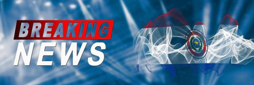 Paraguay Breaking News, Smoke Flag Background