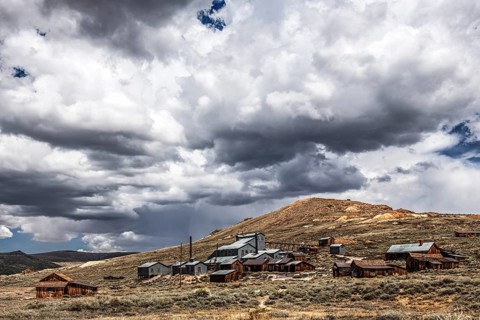 Gold rush ghost town, Bodie, California, USA, North America