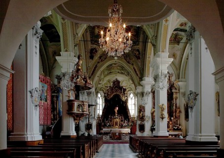 Österr Absam b Innsbruck Marienbasilika Interior n O 10373, St., Sankt, Saint