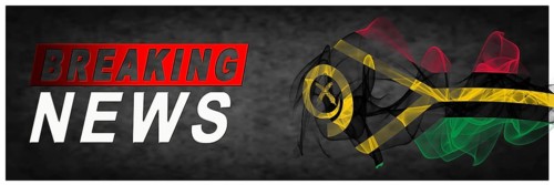 Vanuatu Breaking News, Smoke Flag Background