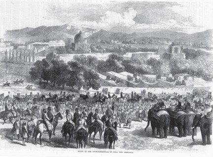 North west and Kashmir, entry of the governor general of India into Peshawar, Pakistan, Asia