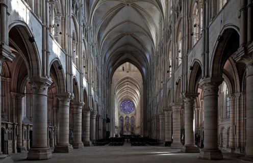 Nave inside facing east, St., Sankt, Saint