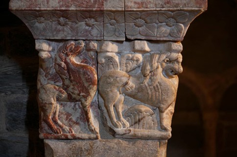 Capital of the Singers' Tribune, after the mid-12th century, St., Sankt, Saint