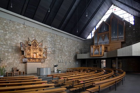 Heimbach, pilgrimage church Salvatorkirche by Karl-Heinz Romme