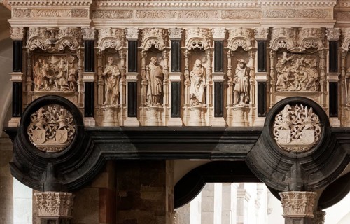 Lettner, donated by the Hackeney family, east side, St., Sankt, Saint