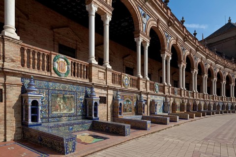 Buildings of the 1929 Ibero-American Exhibition Arched Gallery