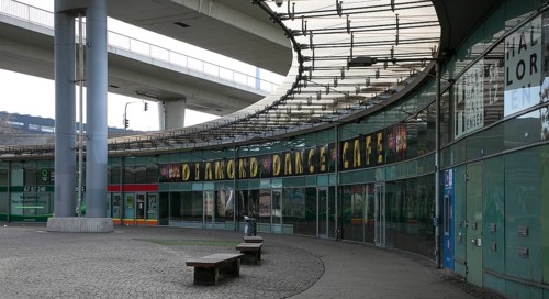 Hall S Riebeckplatz 3855 Transport hub with three levels built in the 1960s modernised around 2010