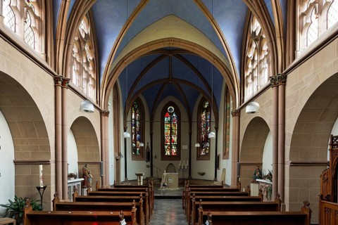 St. Mary's Visitation, view to the east, St., Saint, Saint