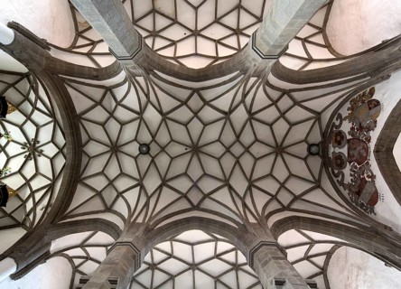 Net vault in the nave, St., Sankt, Saint