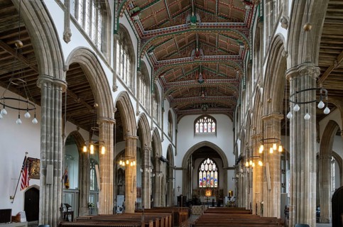 Wells, St Cuthbert, view to the east