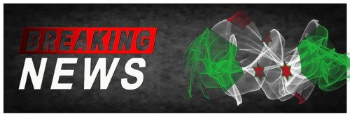 Burundi Breaking News, Smoke Flag Background