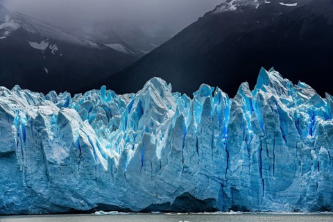 Perito Moreno Glacier, glacier tongue, glacier break, Los Glaciares National Park, Santa Cruz,