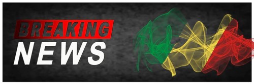 Republic of the Congo Breaking News, Smoke Flag Background