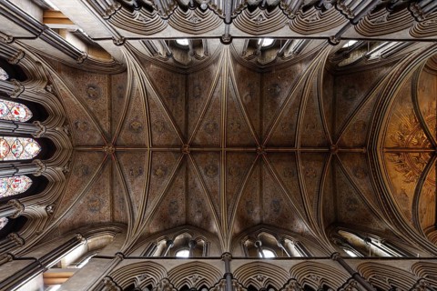 Lady Chapel, View into the vault, St., Saint, Saint