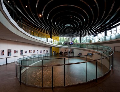 Completed in 2002 by Norman Foster and Partners, exhibition vestibule
