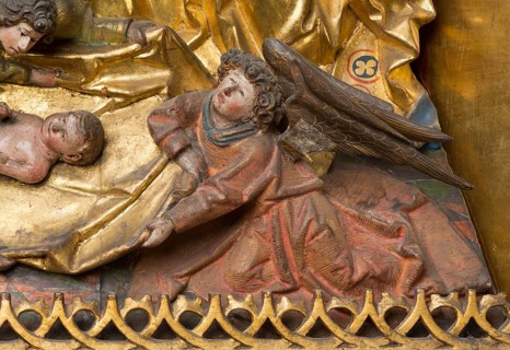 Marian altar (rosary altar) from the Heilig-Geist-Hospital, Lübeck or Hildesheim around 1525,