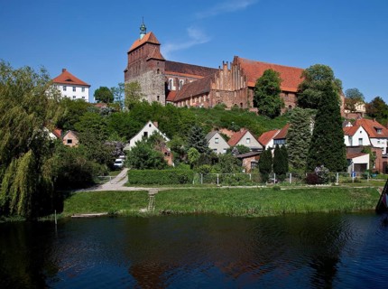 View from south-west over the moat, St., Sankt, Saint