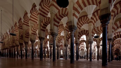 Mezquita-Catedral de Córdoba, interior, detail with superimposed arches, St., Saint, Saint