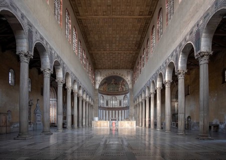 Rome, Roma, Santa Sabina, view to the east