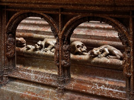 High Tomb of Emperor Frederick III by Gerhaert Niclas van Leyden (erected 1467-1513), detail of
