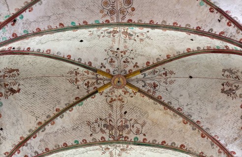 Vault in the nave, St., Sankt, Saint