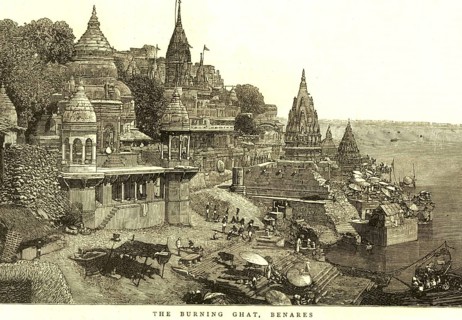 The Burning Ghat, Benares, Varanasi, Uttar Pradesh, India, Asia