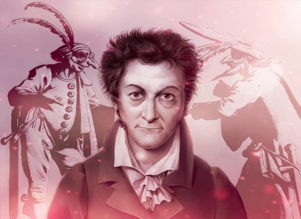 Ernst Theodor Amadeus Hoffmann, or E. T. A. Hoffmann, 1776 - 1822, German Romantic author of