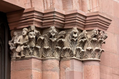 Mainz, St Martin's Cathedral, east choir, south portal, capital