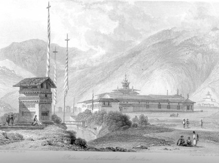 Palace at Tissisudan, Bootan or Bhutan