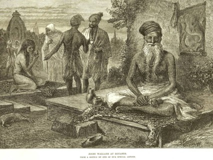 Joghi Wallahs at Benares, Varanasi, 5th February 1876