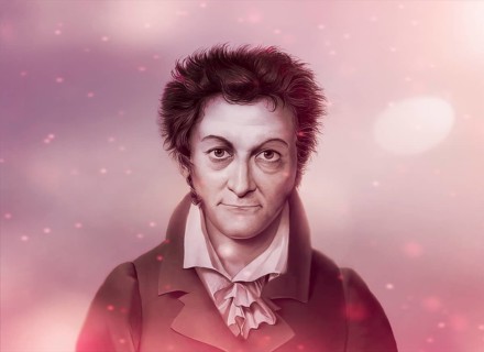 Ernst Theodor Amadeus Hoffmann, or E. T. A. Hoffmann, 1776 - 1822, German Romantic author of