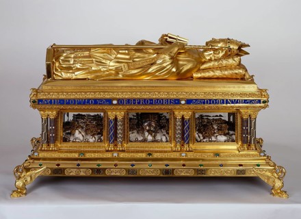 Reliquary in the crypt of St Wolfgang, 1877, St, Saint, Saint