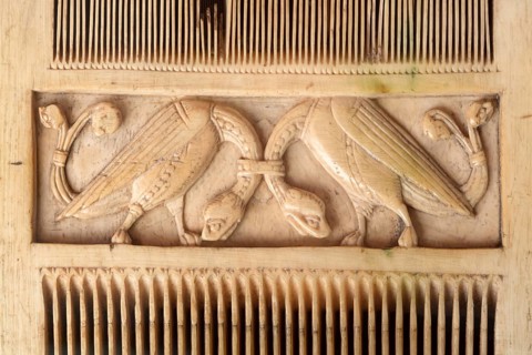 Treasury, liturgical comb, so-called Anno comb, Cologne, early 12th century