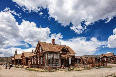 Gold rush ghost town, Bodie, California, USA, North America