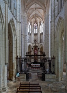 Frankr Auxerre Burgundy former abbey church St-Germain 70259 Interior to the east Auxerre,