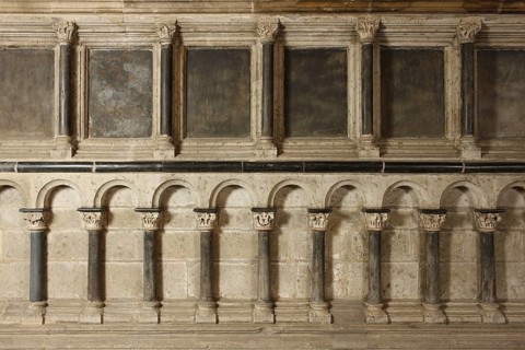 Romanesque choir screen, St., Saint, Saint