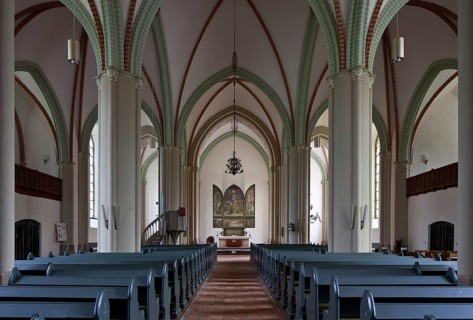 Clausthal-Zellerfeld Church of St Salvatoris. Interior. Built 1675-83 by Erich Hans Ernst Interior