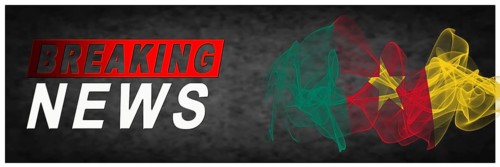 Cameroon Breaking News, Smoke Flag Background