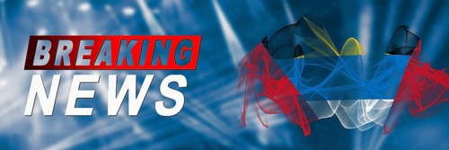 Antigua and Barbuda Breaking News, Smoke Flag Background