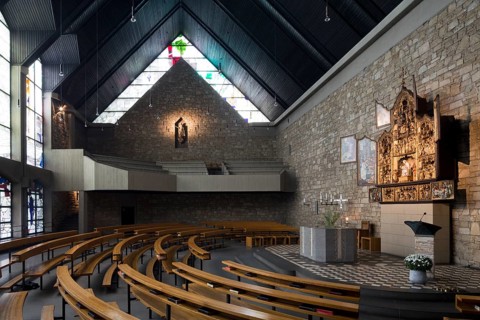 Heimbach, pilgrimage church Salvatorkirche by Karl-Heinz Romme